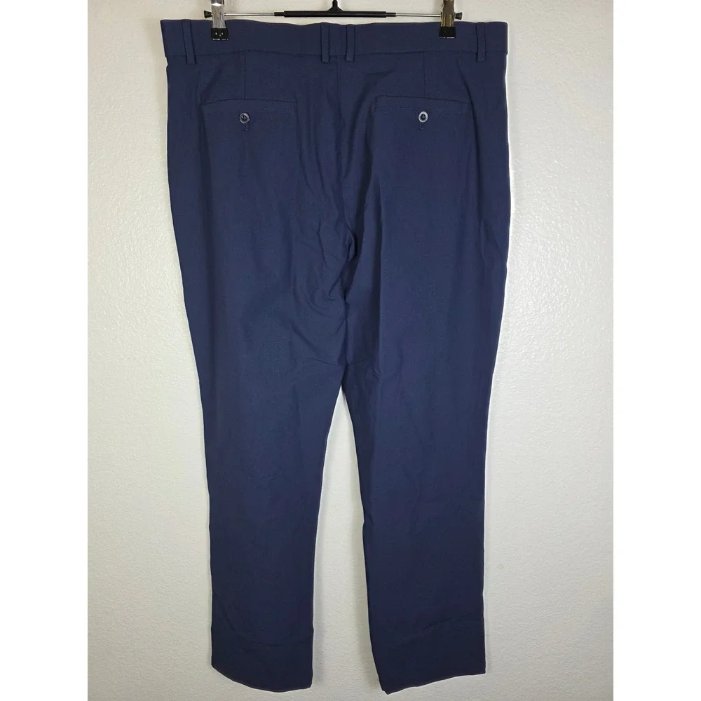 Snowten Mens Performance Golf‎ Pants Navy Blue 36x30 New Stretch Hiking Travel